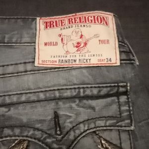 Distressed pair of True Religion jeans